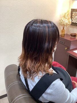 ドリーバンスアポロ 秦野 イメチェン/ミディアム/チェリーブラウン