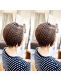 大人ショートボブ