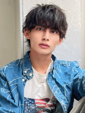 アグ ヘアー エーベル 武庫之荘店(Agu hair edel) 《Agu hair》黒髪ツイスパ風ショート【numberA.×BLEACHi】