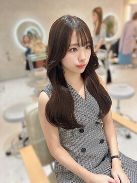 エヌ 大阪梅田店(enu) マロンブラウン/秋カラー/韓国風/髪質改善/レイヤーカット