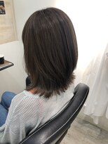 リドルヘアー 石井町店(Riddle HAIR) 赤み撃退☆外ハネレイヤーオリーブヘア
