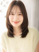 カバーヘアアンドスパ ブリス 浦和(COVER HAIR&SPA bliss)&nbsp;姫カットレイヤー透け感エアストレートTc1浦和20代30代40代