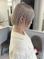 ファイブバイジエクト 堀江(FIVE by The Ect)&nbsp;ホワイトブロンド/ミルクティーカラー/ボブ