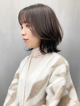 トップヘアー 大元店(TOP HAIR) 30代40代50代ミディアムレイヤー細めハイライト