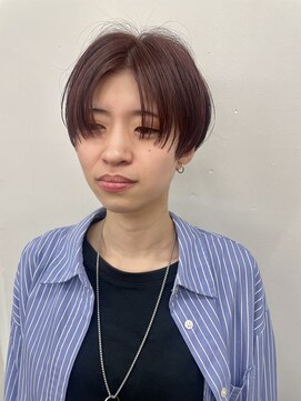 ラウンジ モリオ イケブクロ(Lounge MORIO Ikebukuro) 前髪なしツーブロックマッシュショート/大人かっこいいショート