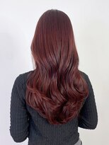 アイティーバイアルバム 下北沢店(IT by ALBUM)&nbsp;美髪チェリーブラウン顔周りレイヤーロング_ba538123