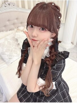 リルミー ミュエナ 大須 矢場町(Lilme myuena) 石田萌依ちゃん＊編み込みおさげヘア＊まゆ