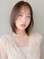 キリ 表参道(kyli)&nbsp;アプリコットオレンジくびれヘアハイライトカラー夏