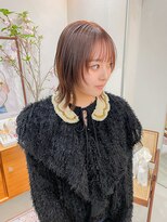 ヘアー アイス カンナ(HAIR ICI Canna)&nbsp;透明感抜群20代30代ピンクグレージュシースルーバング