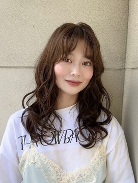 ジョエミバイアンアミ(joemi by Un ami) ロングパーマ / レイヤーパーマ /ブラウンベージュ