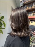外はねミディアムスタイル