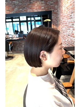 オーガニック アトリエ 大宮(organic+atelier) 髪質改善カラー◎40代50代白髪ぼかし×大人ボブ 艶と潤い