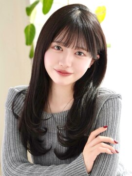 レイリー 原宿 表参道(Rayreee) (K)骨格別顔周り×艶感ロング×ワンカール