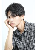 ツイスパ　センターパート　2wayヘア　縦落ちツイスパ