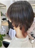 ウルフ×インナーカラー
