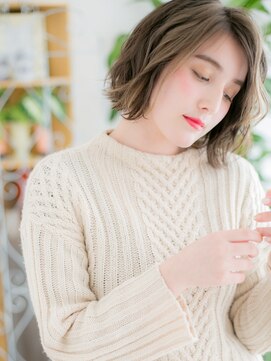 綾瀬/髪質改善/アンブレラカラー×エアウェーブパーマl