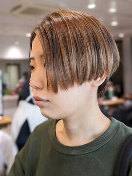 デザインカラーハンサムショート！