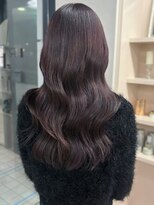 イロウ 天神大名店(IROW)&nbsp;ラベンダーブラウン 透明感カラー レイヤーカット 【天神大名】