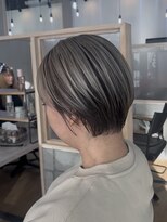 ジェニックバイノギオ(GENIC BY NOGIO)&nbsp;読谷村白髪ぼかしバレイヤージュショート