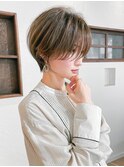前髪なしショート丸みショート愛されショート