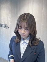 トテ(tote.) ワンブリーチ透明感オリーブベージュ