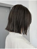 40代50代60代/脱白髪染め白髪ぼかしハイライト/グレー