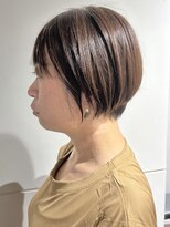 エンクス 天王町店(enx)&nbsp;ミルクティーブロンド/ダークブルー/デジタルパーマ/天王町YS62