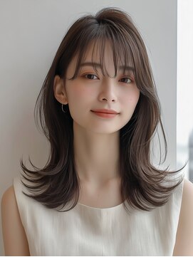 コトンアトリエ 人形町(COTON atelier) ミルクティーブロンド/ダークブルー/デジタルパーマ/人形町