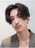 銀座シャドウパーマニュアンスパーマツーブロックメンズパーマ