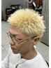 【憧れのハイトーンに】カット+ブリーチ+シェービング ¥15,400~