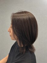ハルジュヘアーリゾート(haruju HairResort)&nbsp;【美髪彩生/プレトワ】骨格補正ウルフボブ×透明感ブラウン