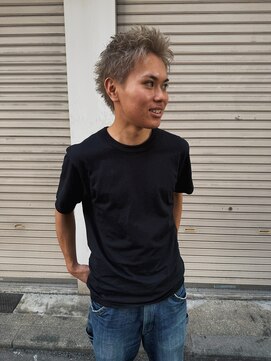 ハイセンス(HISENSE) メンズカットハイトーンスパイキーショートメンズカラー【GIA】