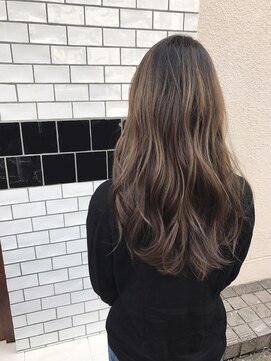 チョビー(Chobii) 【chobii】グレージュハイライト☆外国人風アッシュカラー