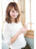 透明感のある“ラフ可愛い”ニュアンスウェーブ