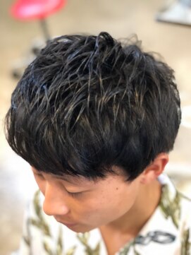 アッシュタカサキ(ash takasaki) ツーブロック 爽やかマッシュショート