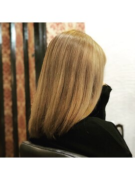 ヘアリゾート マンゴスティン(hair resort Mangosteen) ハイトーンスタイル
