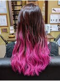 グラデーション★ベリーピンク VINEPINK