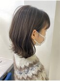 大人可愛い外ハネボブ☆シアーベージュ　西田大樹