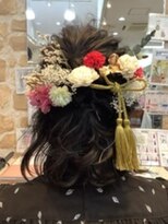 ウェーヴ アズシュガー 浜松佐藤店(wave as sugar)&nbsp;〈wave佐藤店〉成人式ヘアセットハーフアップ編み込みコテ巻き