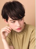 分け目のないマッシュショート/30代.40代.50代/大人ショート