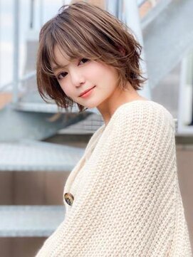 アグ ヘアー ブレス 小比内店(Agu hair bless) 《Agu hair》スタイリングが可愛い★外ハネショート