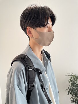 トレス(TRESS) メンズマッシュ 刈り上げマッシュ センターパート