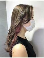 リーオオサカ(Lee Osaka)&nbsp;ミルクティーベージュ×インナーピンク/kana