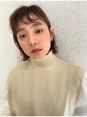 切りっぱなしボブ