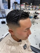 バーバーブロス 吉祥寺店(BARBER BROS) 【LUDLOW BROS.】YazamakiManaya サイドパート フェードカット