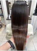 【ロングはツヤが大事◎髪質改善酸性ストレート】
