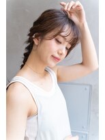 アメリ 新宿(Ameri) 三つ編みヘアアレンジ