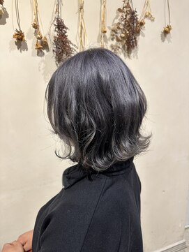 シャンプーボーイ セントラル 博多(SHAMPOO BOY central) 透け感たっぷりなグレージュ