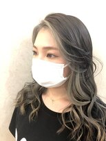 エルバイラビス 大宮(elu by lovis)&nbsp;モード/ハイライト/インナーカラー/黒髪/似合わせカット