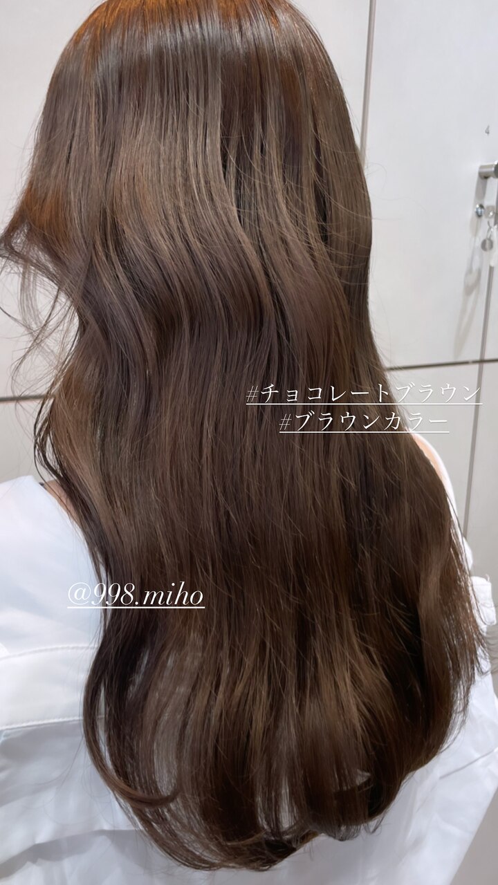 ブリーチなしダブルケアカラーモテチョコレートブラウン：L186916457